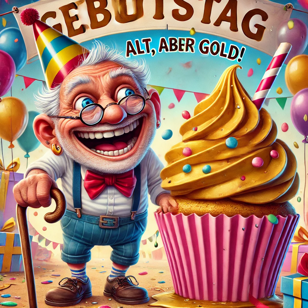 Geburtstag Mann Alt Lustig